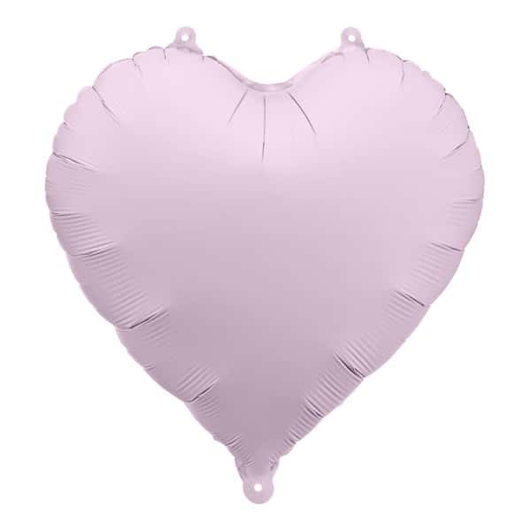 Lila balon u obliku srca