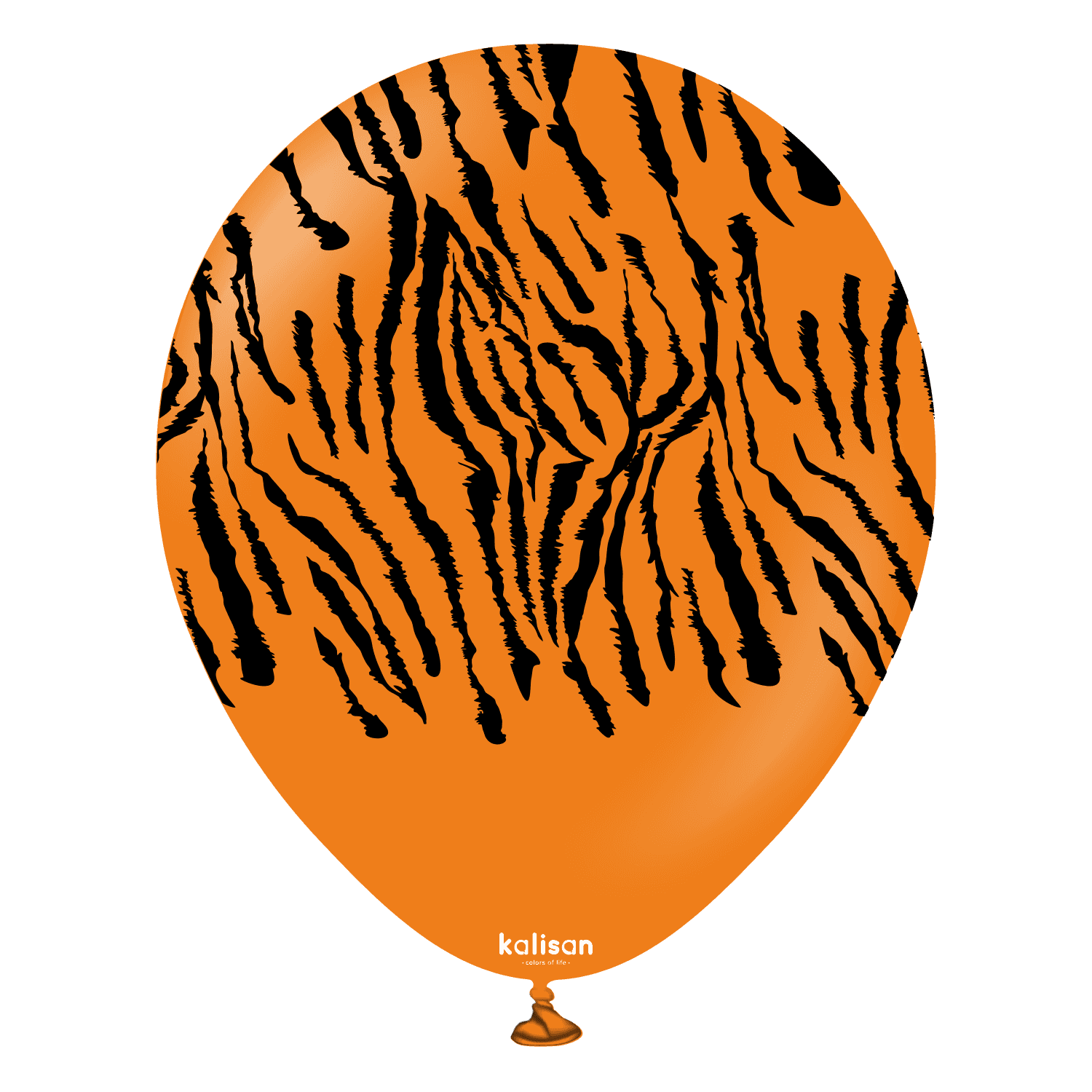 Balon Safari tiger Orange 12"