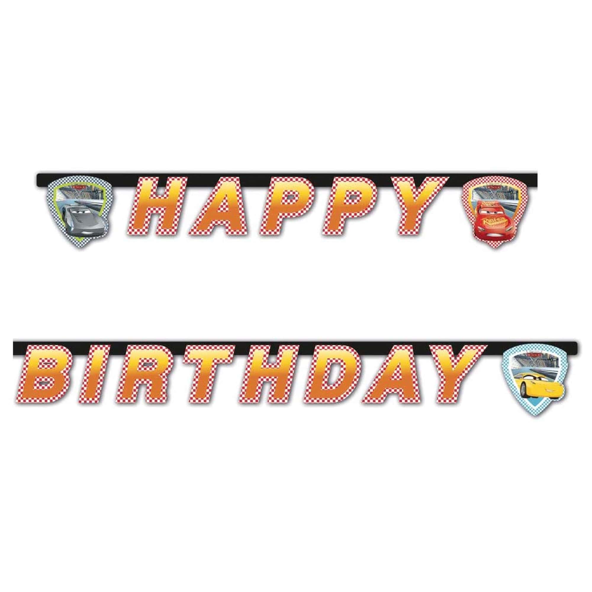 Cars "Happy Birthday"  baner