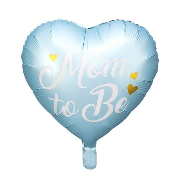 Balon Mom to be plavi
