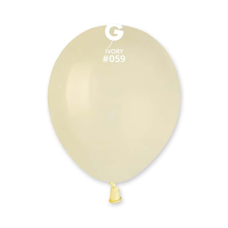 Balon Ivory 5"