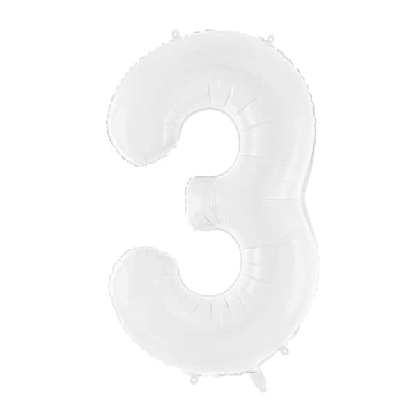 Bijeli balon broj 3