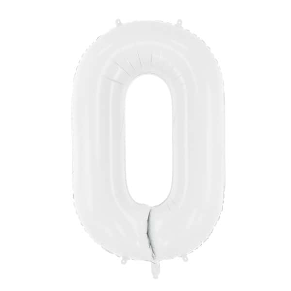 Bijeli balon broj 0