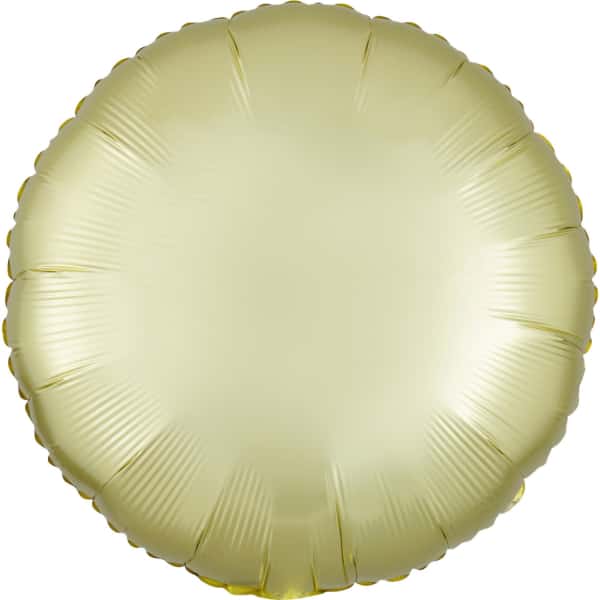 Yellow silk balon u obliku kruga