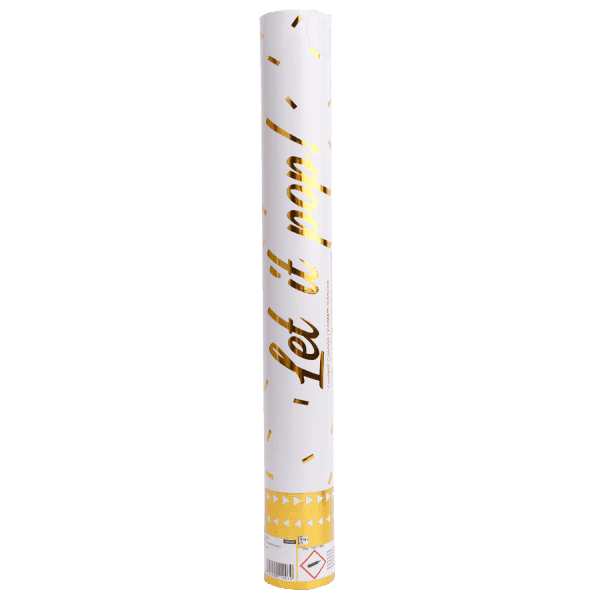 Zlatna konfeta od 40 cm