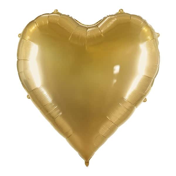 Balon zlatno srce XXL