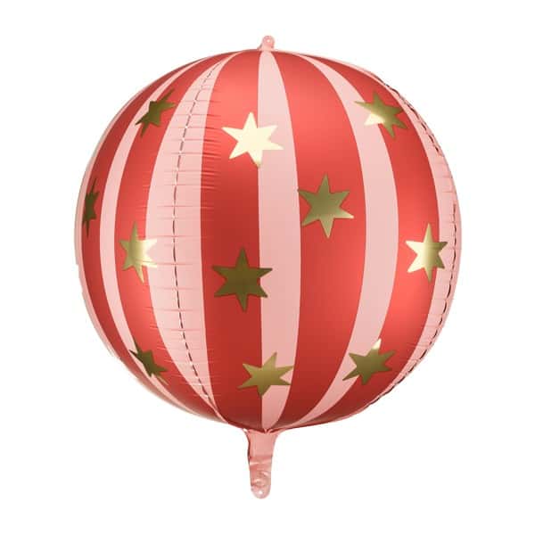 Balon zvjezdana lopta crvena