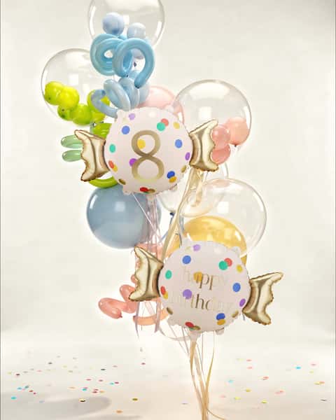 Balon Happy birthday bombon, slika 2