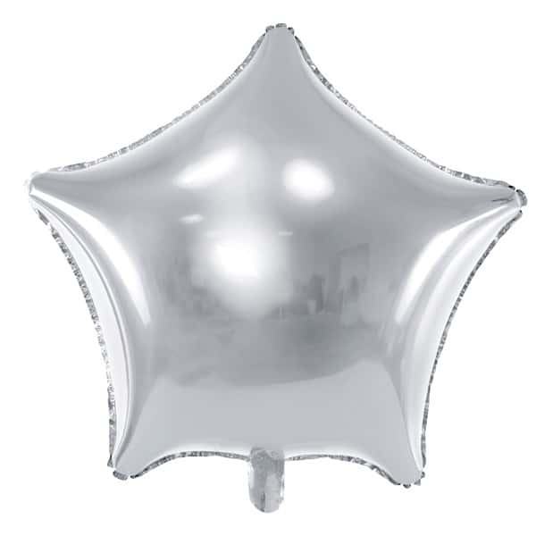 Srebrni balon u obliku zvijezde
