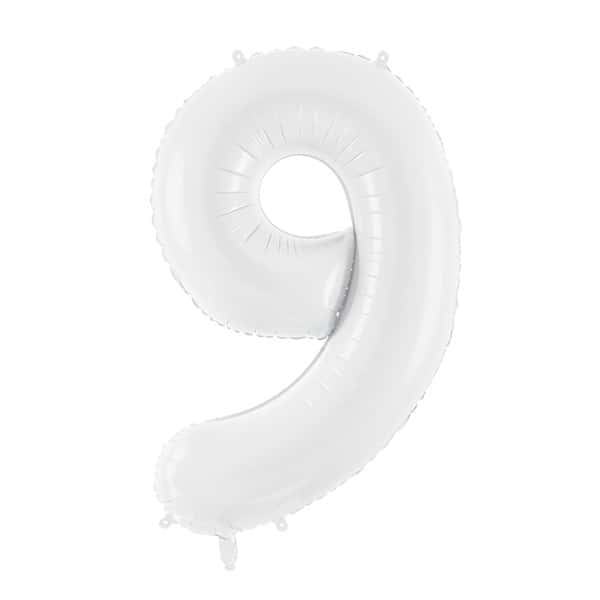 Bijeli balon broj 9