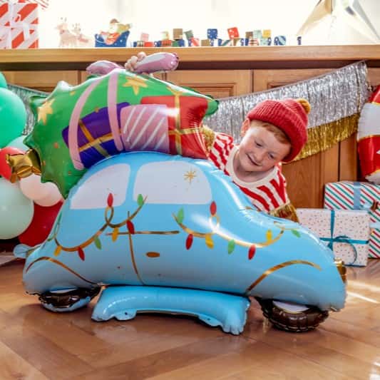Balon novogodišnje auto, slika 2