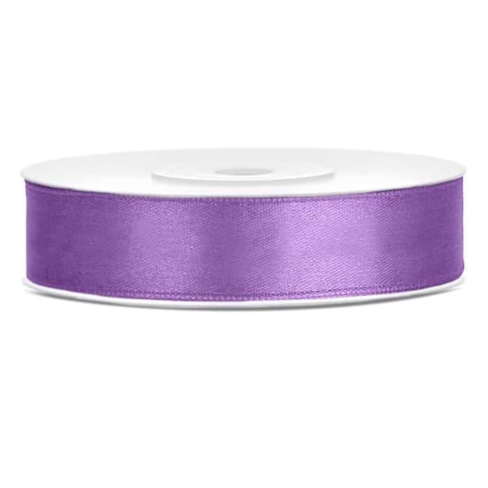 Satenska traka u lila boji 12 mm