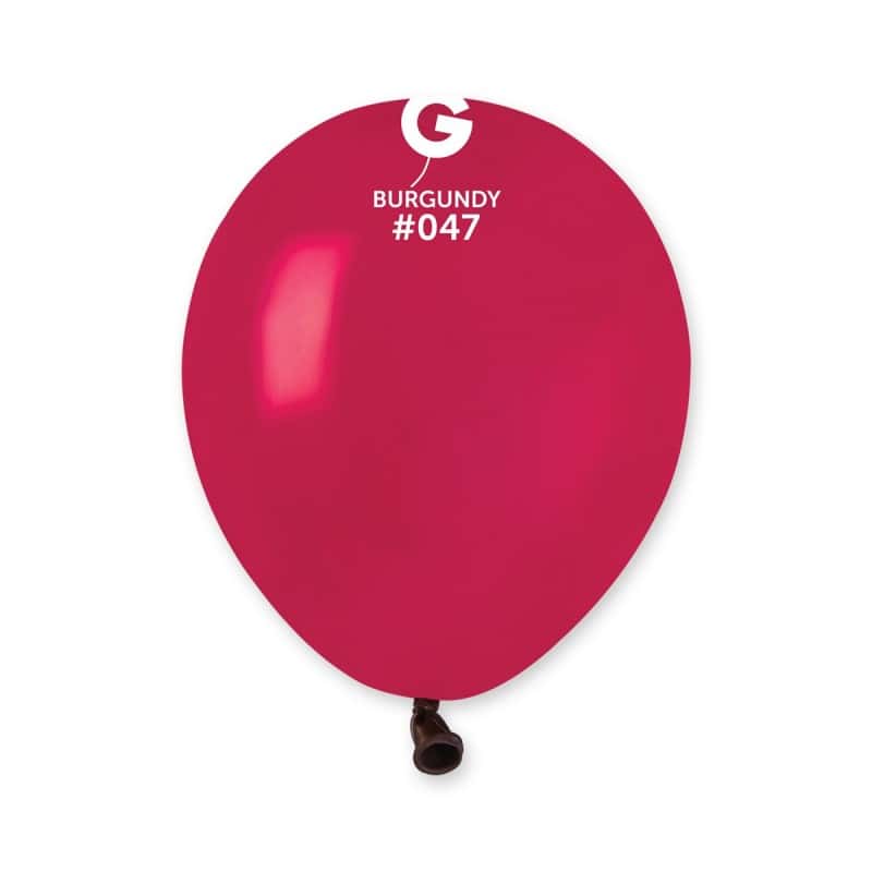Balon Burgundy 5"