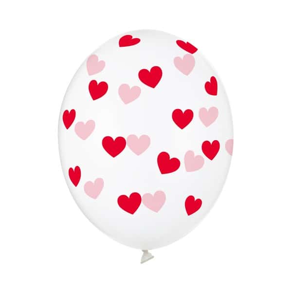 Providni balon sa crvenim srcima