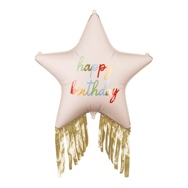 Balon zvijezda HBD sa resicama
