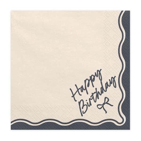 Salvete sa mašnicama Happy Birthday