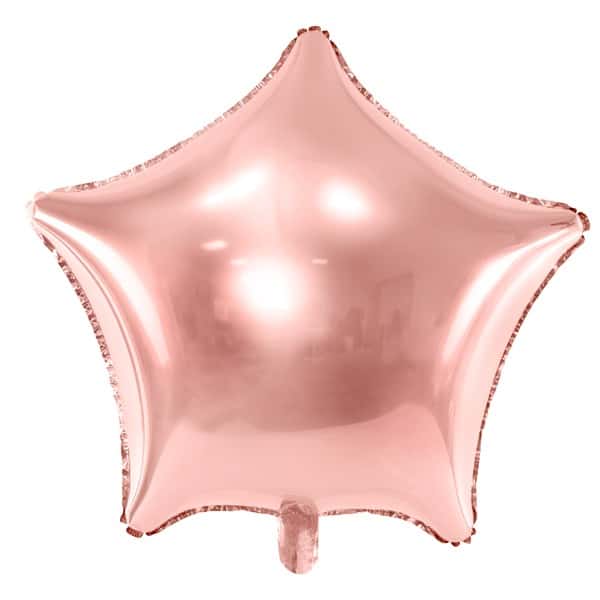 Rose gold balon u obliku zvijezde