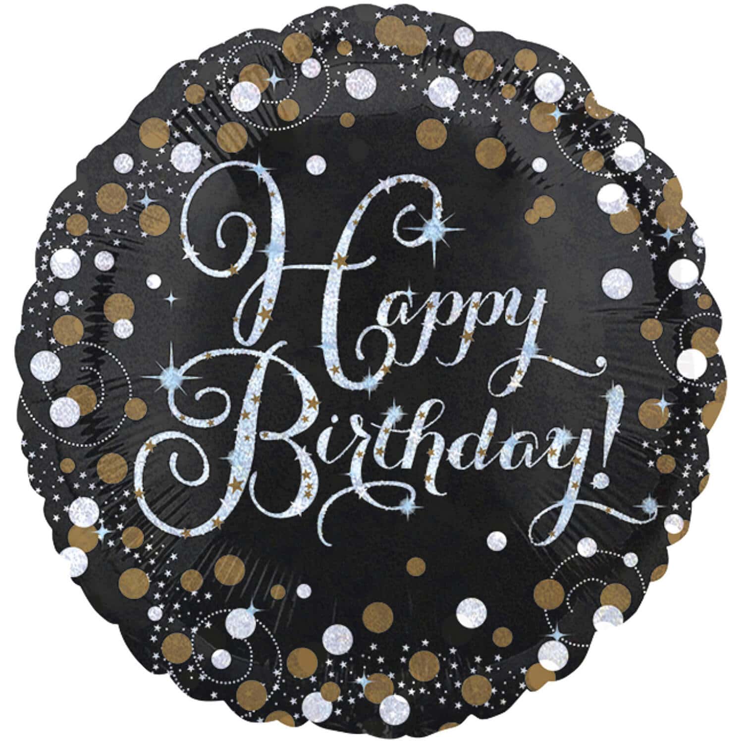Balon Happy birthday sparkling