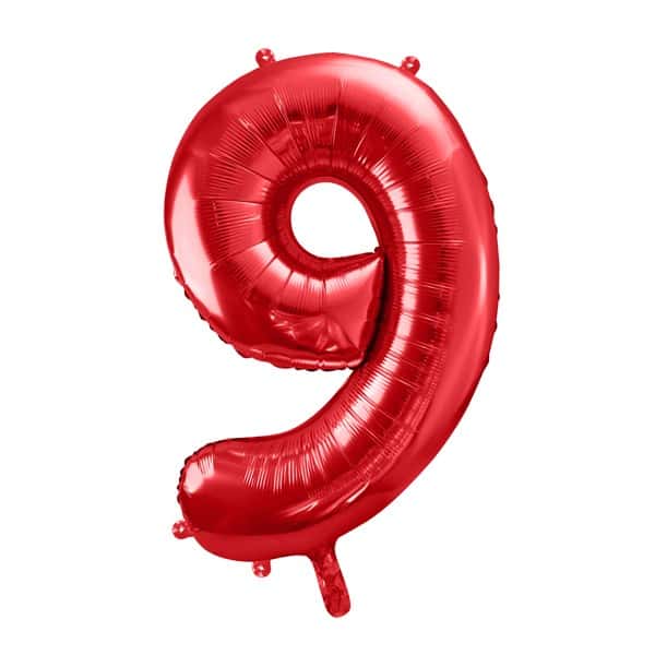 Crveni balon broj 9