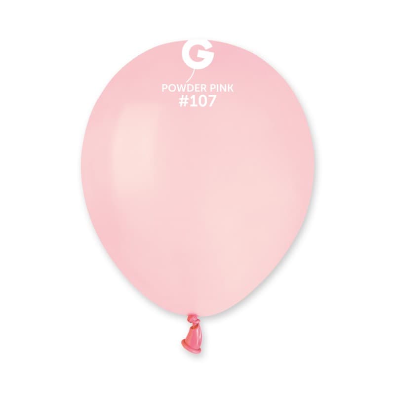 Balon Powder pink 5" 1