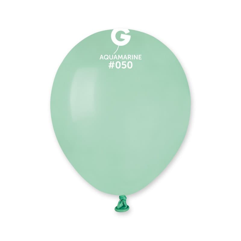 Balon Aquamarine 5" 1
