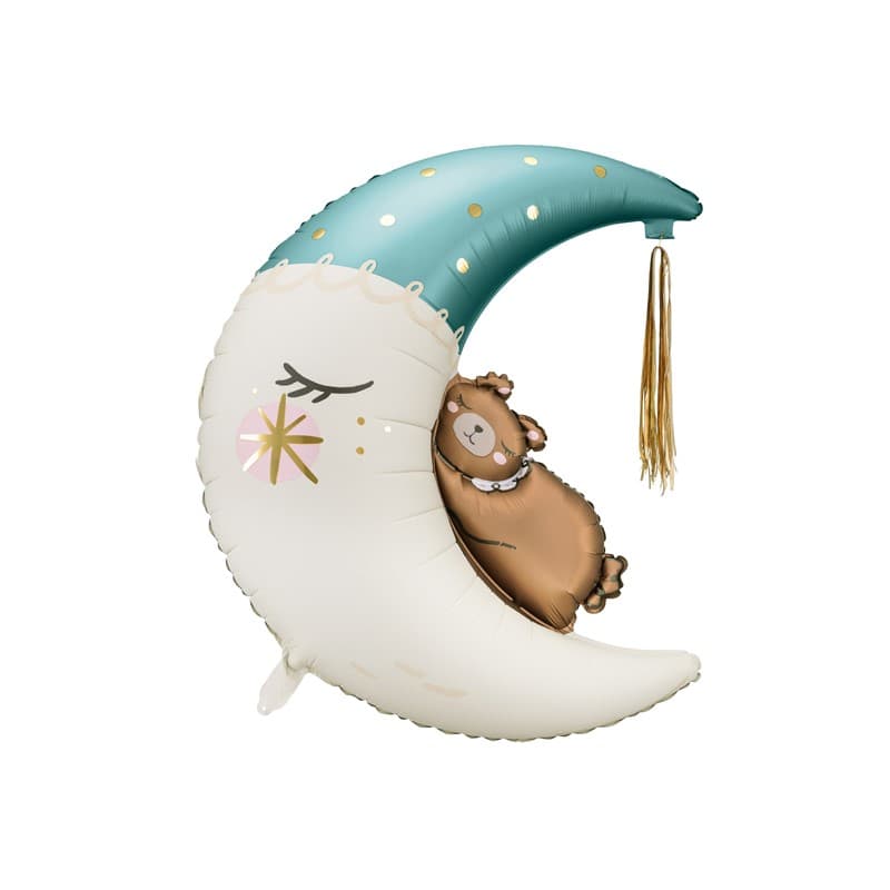 Balon medo na mjesecu plavi 1