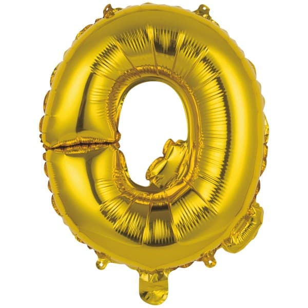 Zlatni balon slovo Q 1