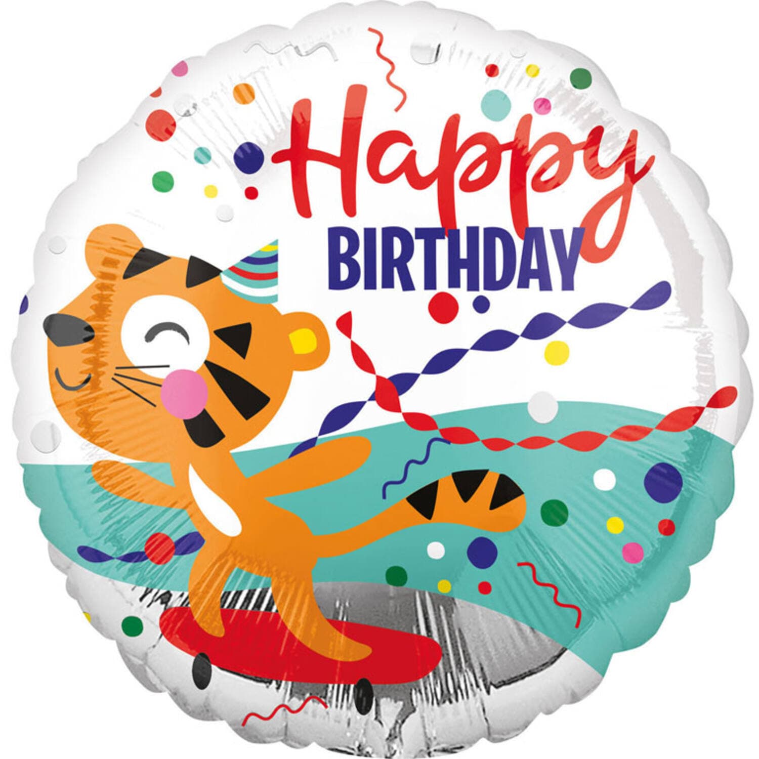 Balon Happy birthday tigar 1