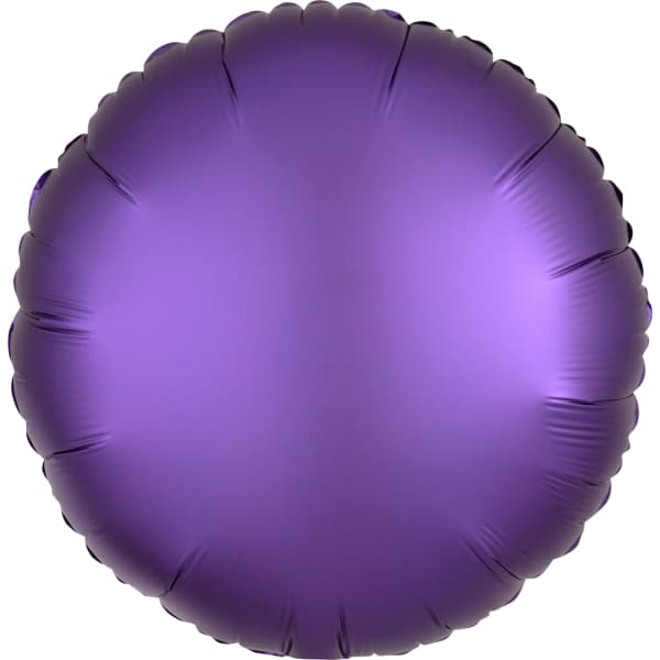 Purple silk balon u obliku kruga 1