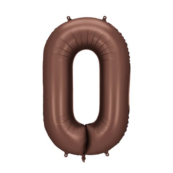 Braon balon broj 0 1