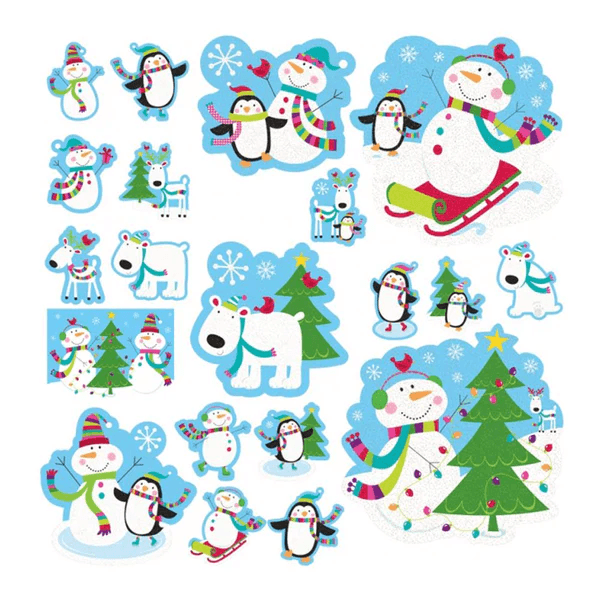 Joyful Snowman cutouts 1