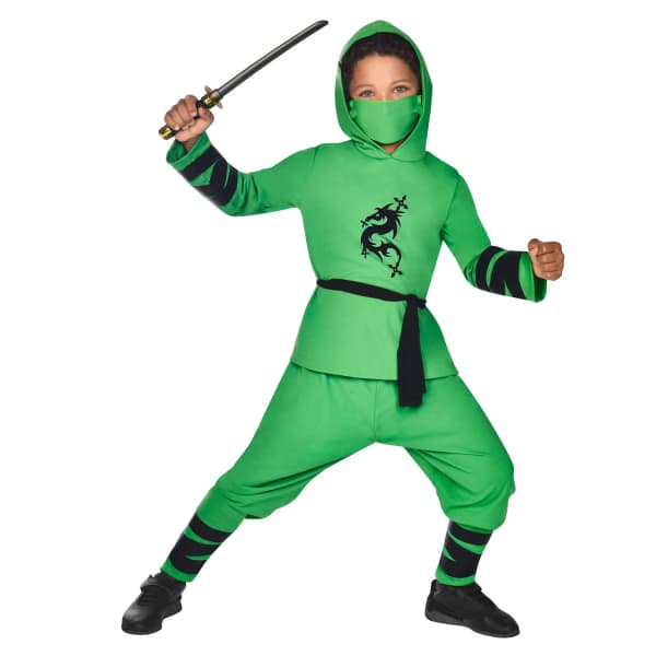 Kostim Ninja Warrior zeleni 3 - 4 godine 1