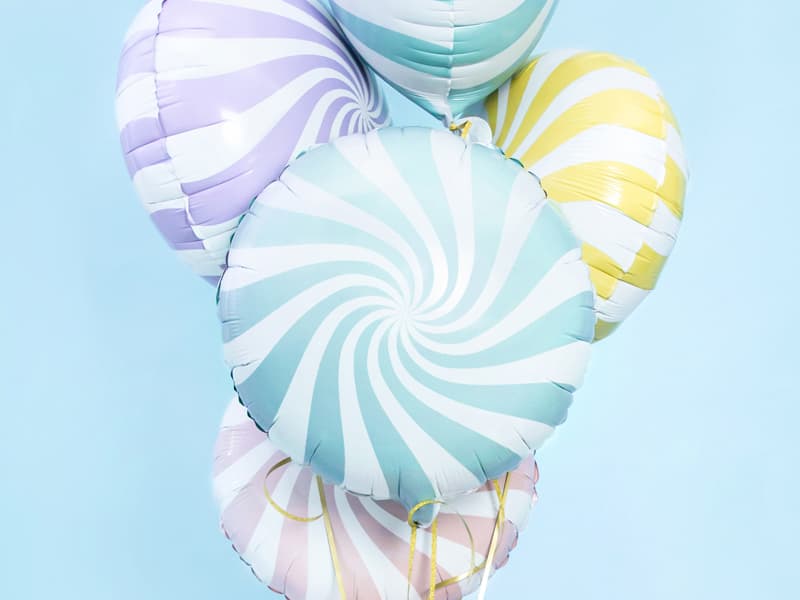 Balon lizalica svijetlo plava 2