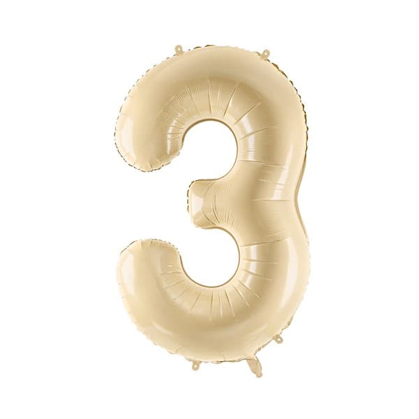 Bež balon broj 3 1