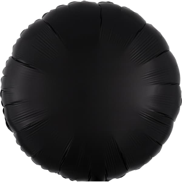 Black silk balon u obliku kruga 1