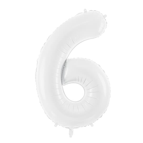Bijeli balon broj 6 1