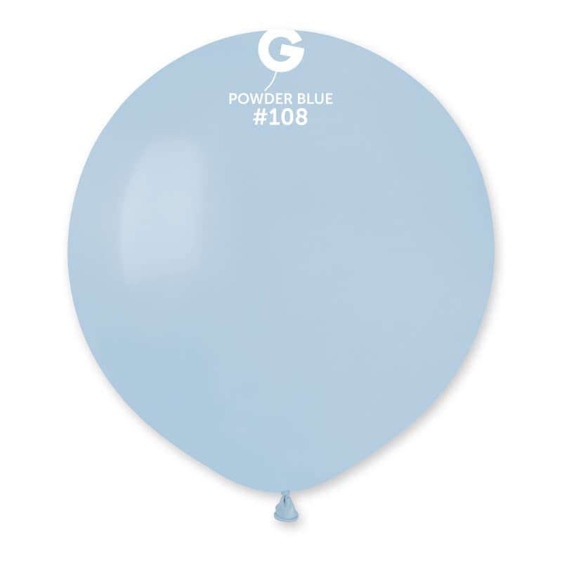 Balon Powder blue 19" 1