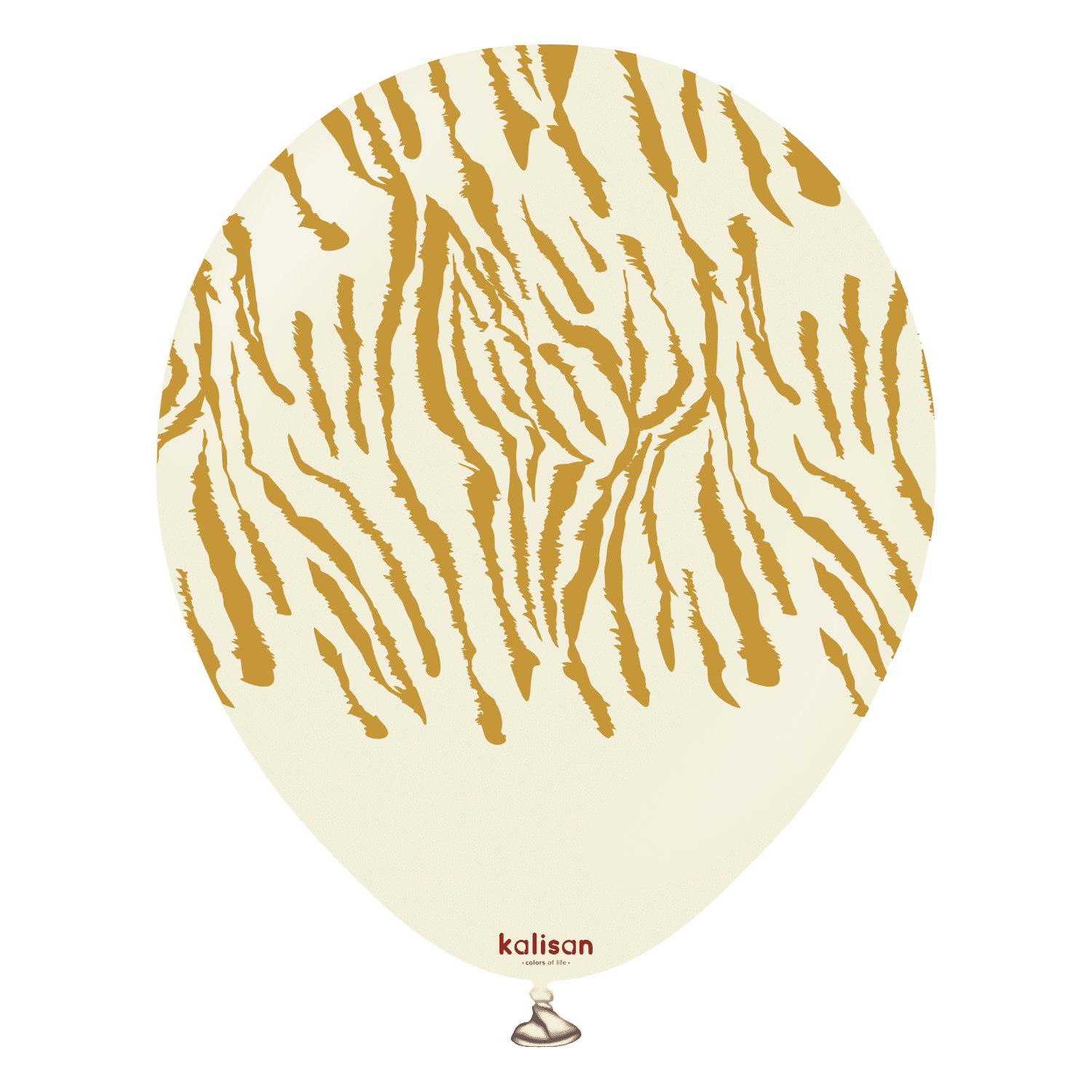 Balon Safari tiger White sand 12" 1