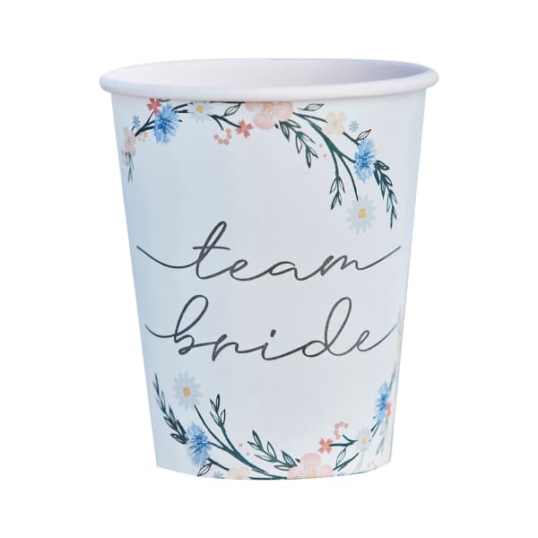 Boho team bride čaše 1