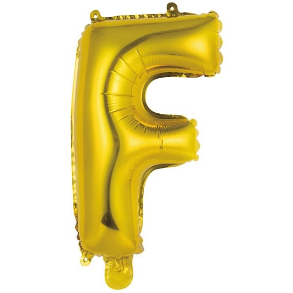 Zlatni balon slovo F 1