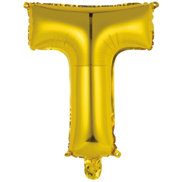 Zlatni balon slovo T 1
