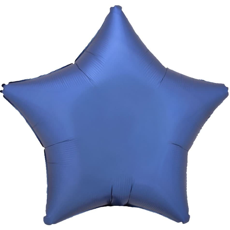 Steel blue silk balon u obliku zvijezde 1