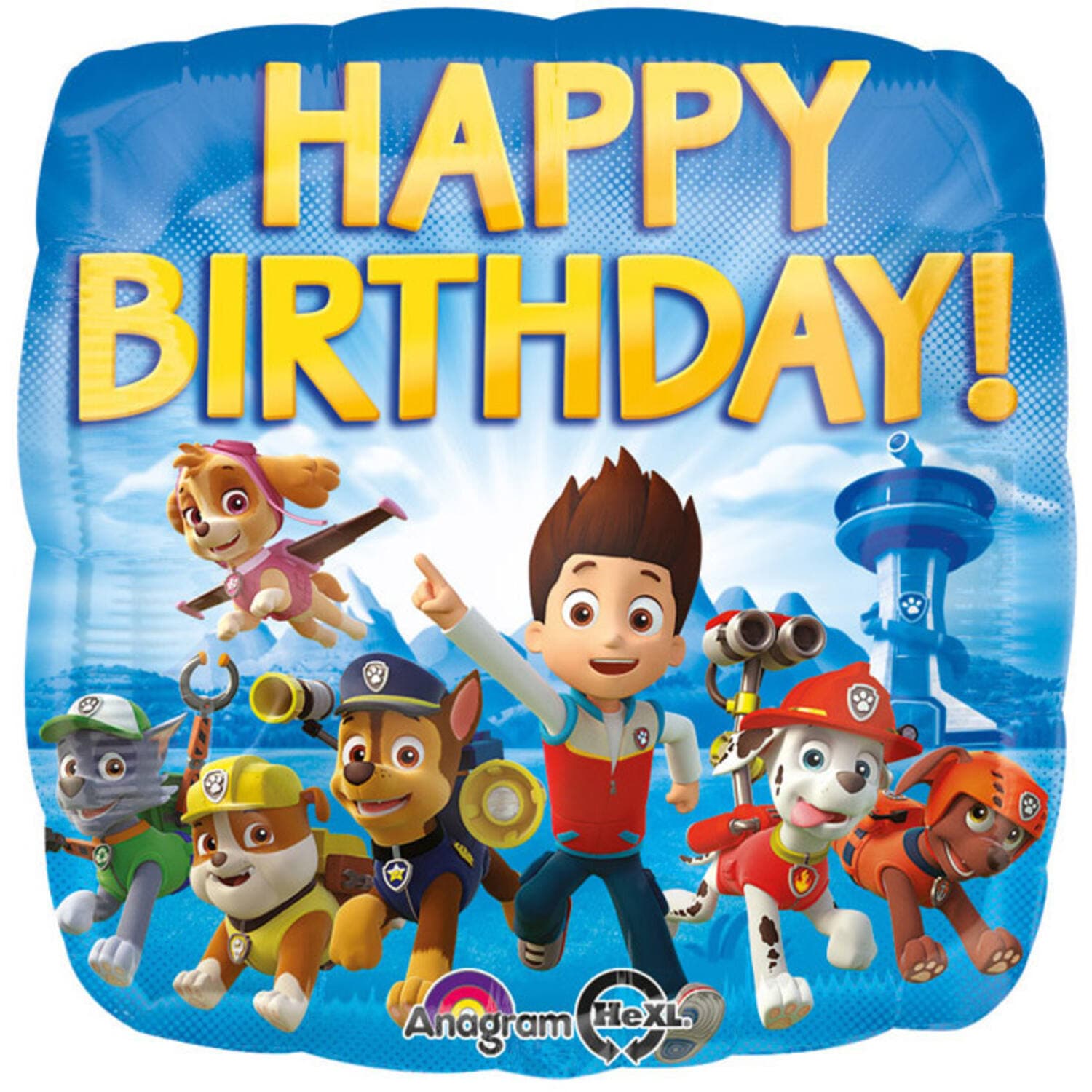 Balon Paw Patrol HBD 1