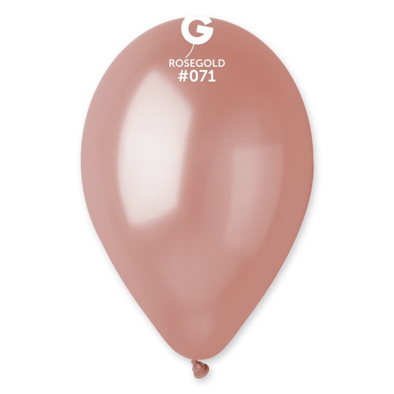 Balon Metallic rose gold 11" 1