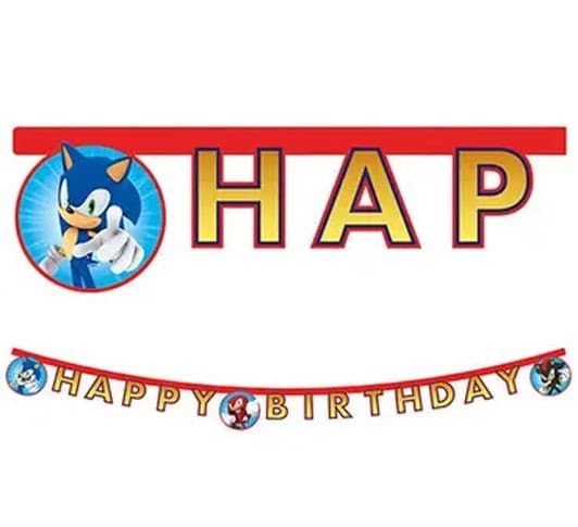 Sonic Speed "Happy Birthday" baner 1