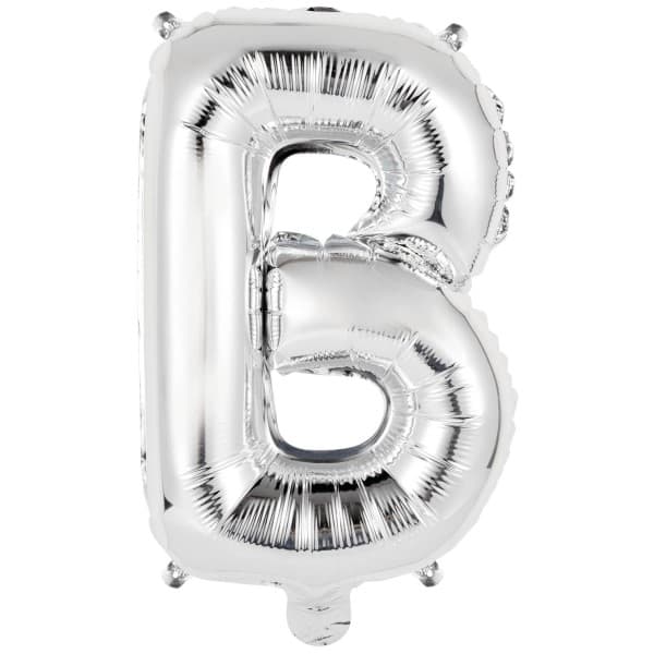 Srebrni balon slovo B 1