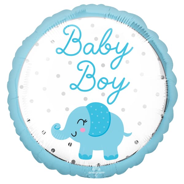 Balon baby boy plavi slon 1