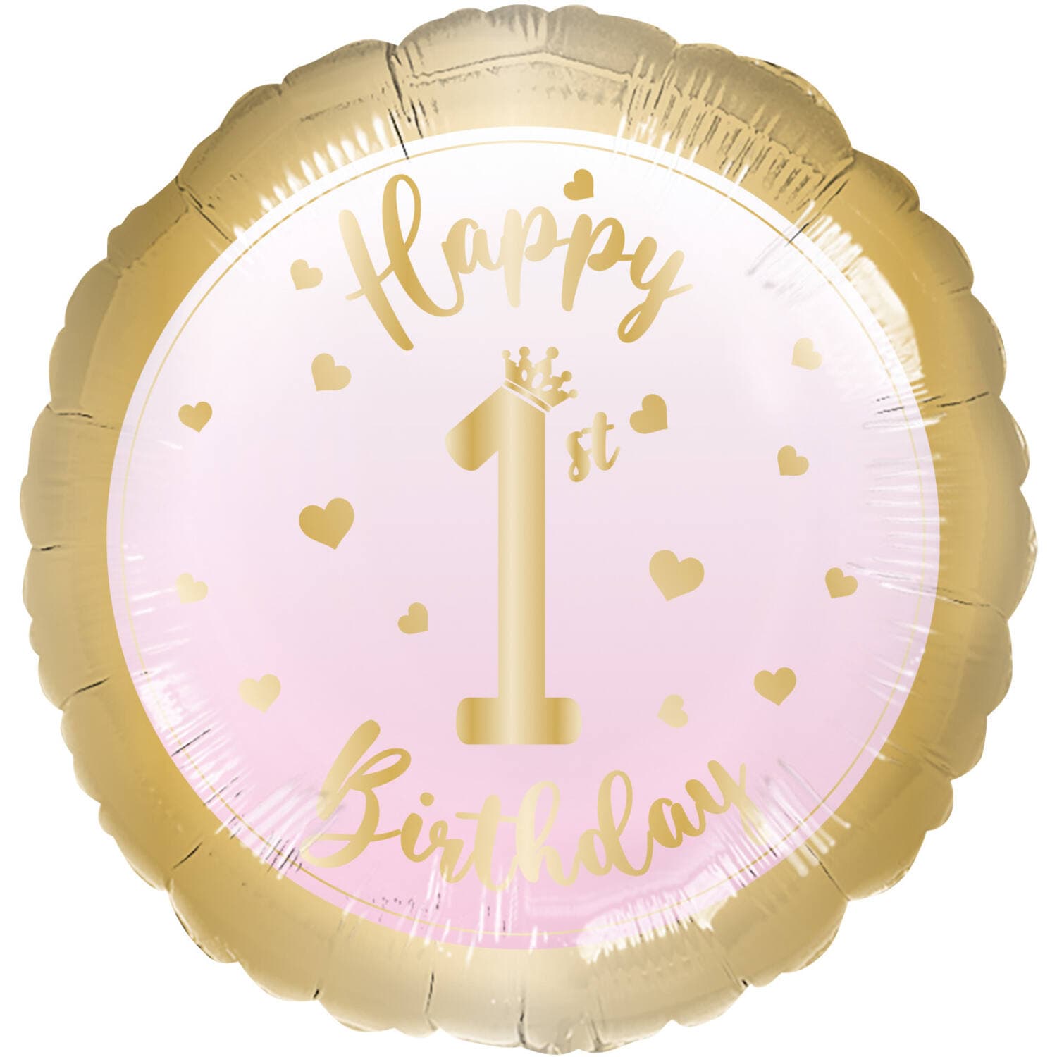 Balon Happy 1st bday rozi 1