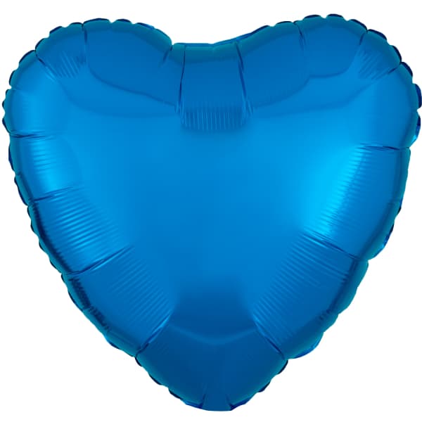 Plavi balon u obliku srca 1