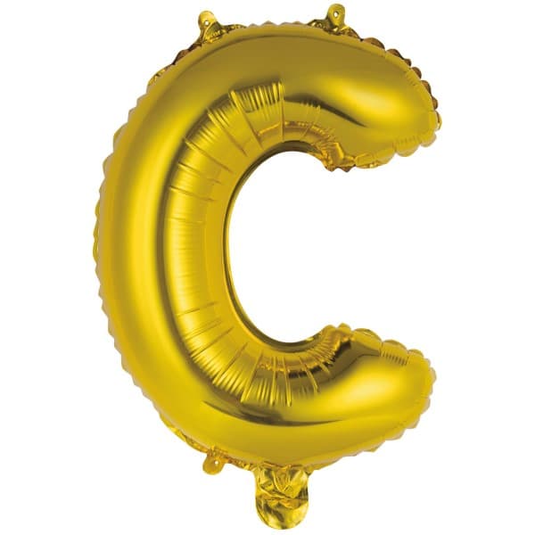 Zlatni balon slovo C 1